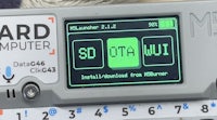 a device with a screen that says wi-fi